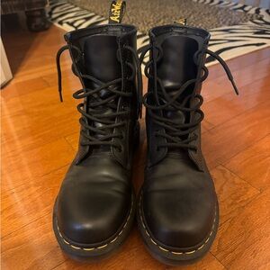 Dr. Martens Black Leather Boots